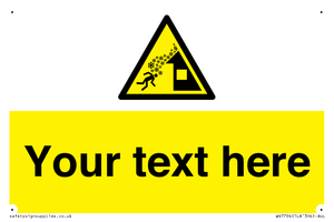 Custom warning roof avalanche